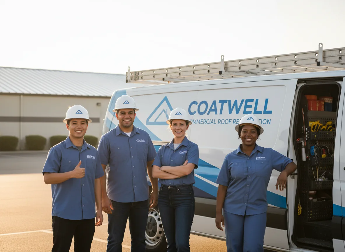 Commercial roof coating company in Patton, CA